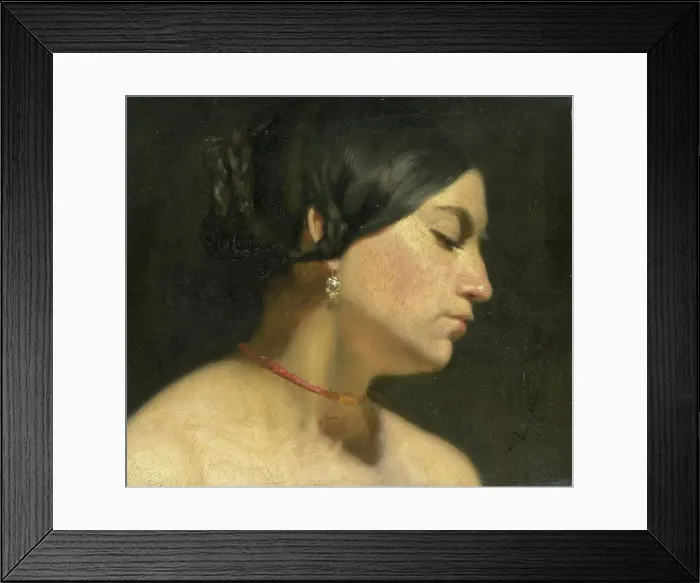 Framed Print : Mary Magdalene, 1854. Creator: Sir Lawrence Alma-Tadema Framed Print : Mary Magdalene, 1854. Creator: Sir Lawrence Alma-Tadema