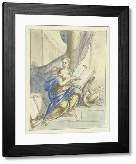 Framed Print : History, 1677-1755. Creator: Elias van Nijmegen Framed Print : History, 1677-1755. Creator: Elias van Nijmegen
