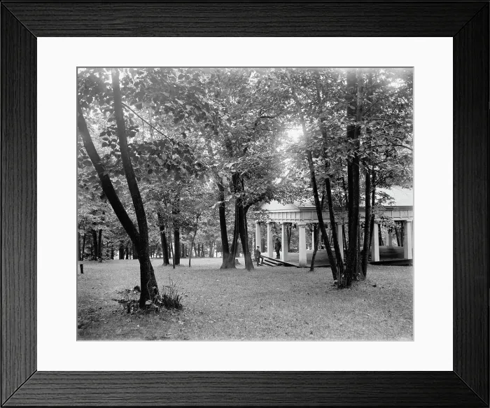 Framed Print : Waseca, Minn. Chautauqua grounds, Maplewood, between 1880 and 1899. Creator: Unknown Framed Print : Waseca, Minn. Chautauqua grounds, Maplewood, between 1880 and 1899. Creator: Unknown