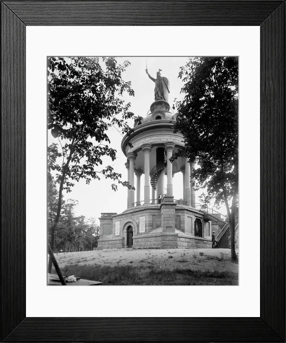 Framed Print : New Ulm, Minn. Herrman Monument, between 1880 and 1899. Creator: Unknown Framed Print : New Ulm, Minn. Herrman Monument, between 1880 and 1899. Creator: Unknown