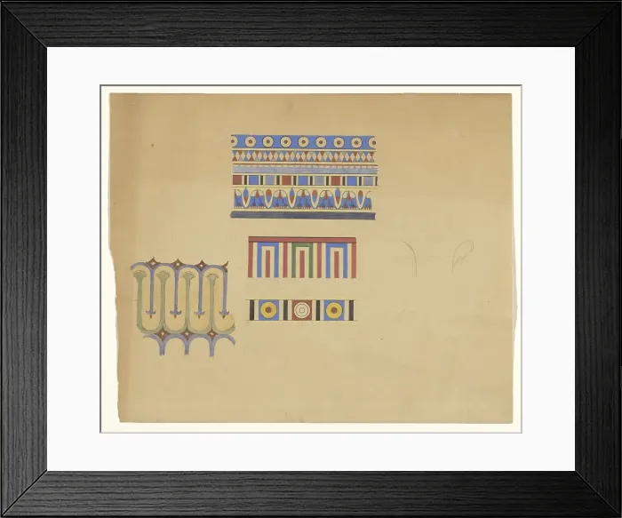 Framed Print : Details of Frisians, c.1835-c.1860. Creator: Workshop of Franz Jakob Kreuter Framed Print : Details of Frisians, c.1835-c.1860. Creator: Workshop of Franz Jakob Kreuter