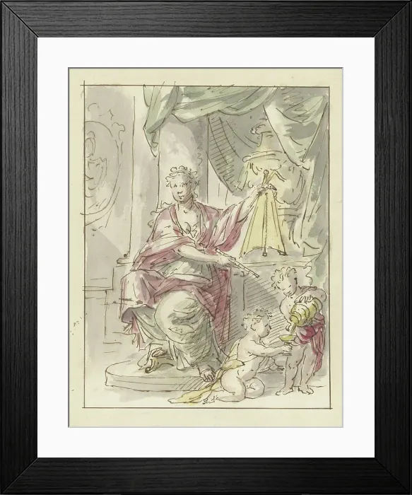 Framed Print : The Temperance, 1677-1755. Creator: Elias van Nijmegen Framed Print : The Temperance, 1677-1755. Creator: Elias van Nijmegen