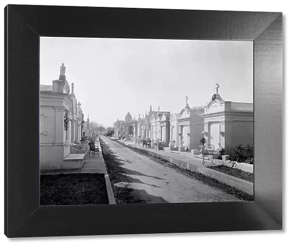 Metairie Cemetery, New Orleans, Louisiana, between 1880 and 1901. Creator: Unknown