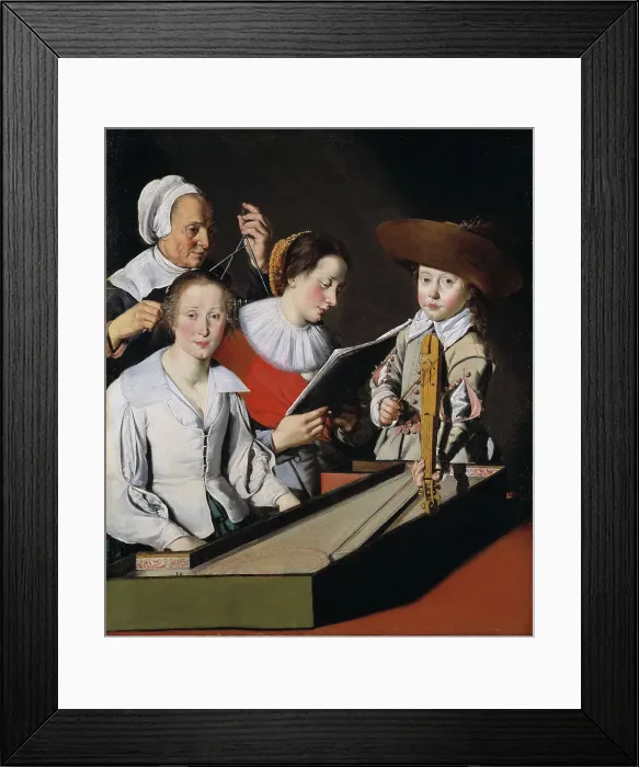 Framed Print : A Musical Party. Creator: Paul la Tarte Framed Print : A Musical Party. Creator: Paul la Tarte