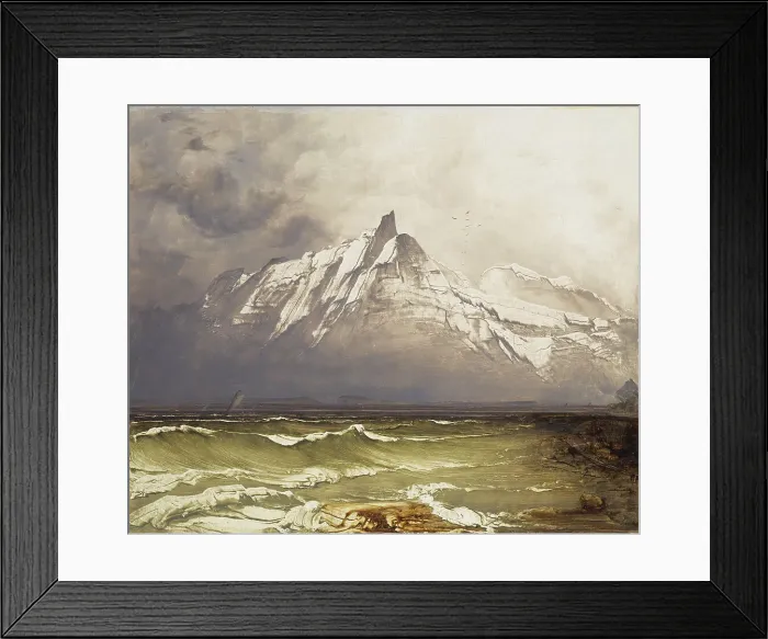 Framed Print : From Nordland. Creator: Peder Balke Framed Print : From Nordland. Creator: Peder Balke
