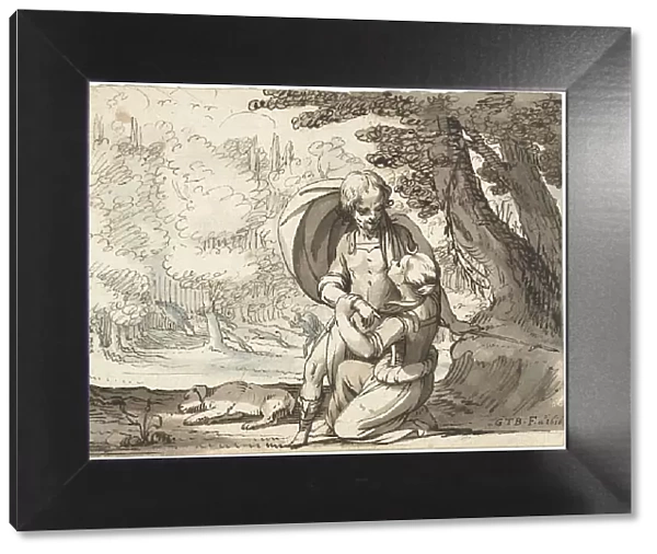 Venus and Adonis in conversation, 1616. Creator: Gerard ter Borch I