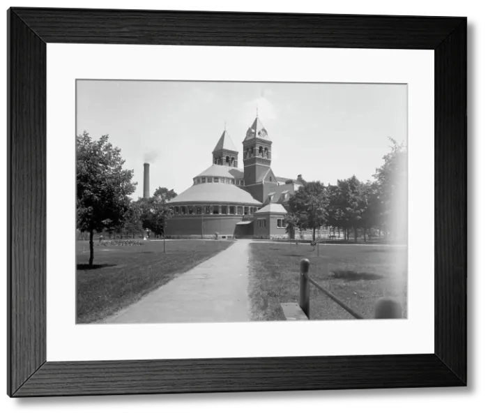 Framed Print : U. of M[ichigan], Ann Arbor, Library, between 1880 and 1901. Creator: Unknown