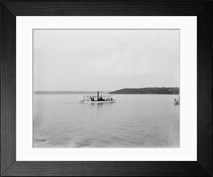 Framed Print : Lake Geneva, Wis. from Kay's [sic] Park, c1898. Creator: Unknown
