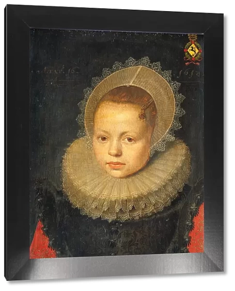 Portrait of Corvina Hezenbroek van Hofdijck (1602-67), 1618. Creator: Workshop of Michiel Jansz van Mierevelt