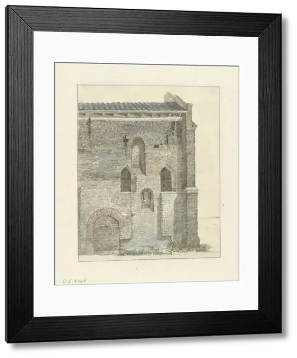Framed Print : Old Church of Vaassen, 1794-1863. Creator: Gerrit Hulseboom Framed Print : Old Church of Vaassen, 1794-1863. Creator: Gerrit Hulseboom