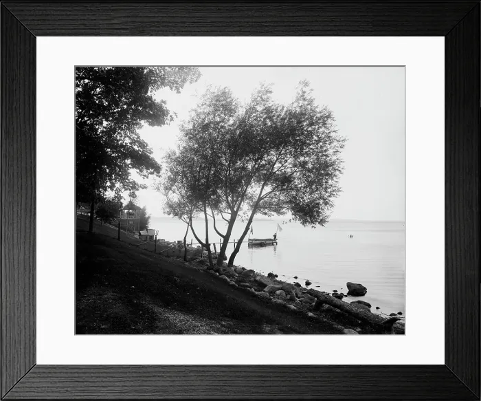 Framed Print : Lake Mendota, Madison, Wis. c1898. Creator: Unknown Framed Print : Lake Mendota, Madison, Wis. c1898. Creator: Unknown