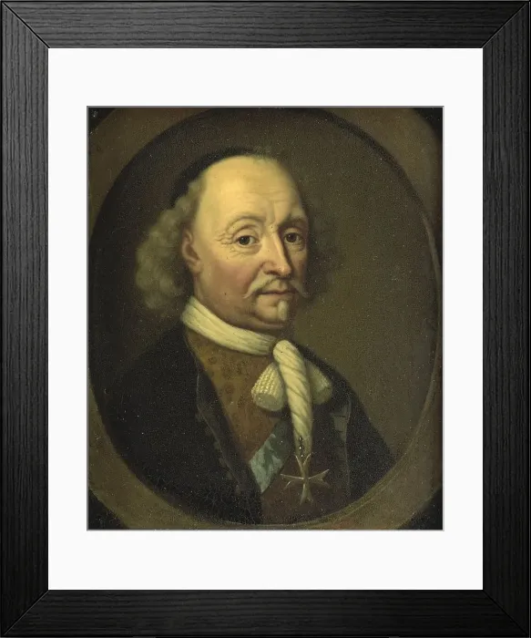 Framed Print : Portrait of Johan Maurits (1604-79), count of Nassau-Siegen and governor of Brazil, 1670-1680. Creator: Michiel van Musscher Framed Print : Portrait of Johan Maurits (1604-79), count of Nassau-Siegen and governor of Brazil, 1670-1680. Creator: Michiel van Musscher