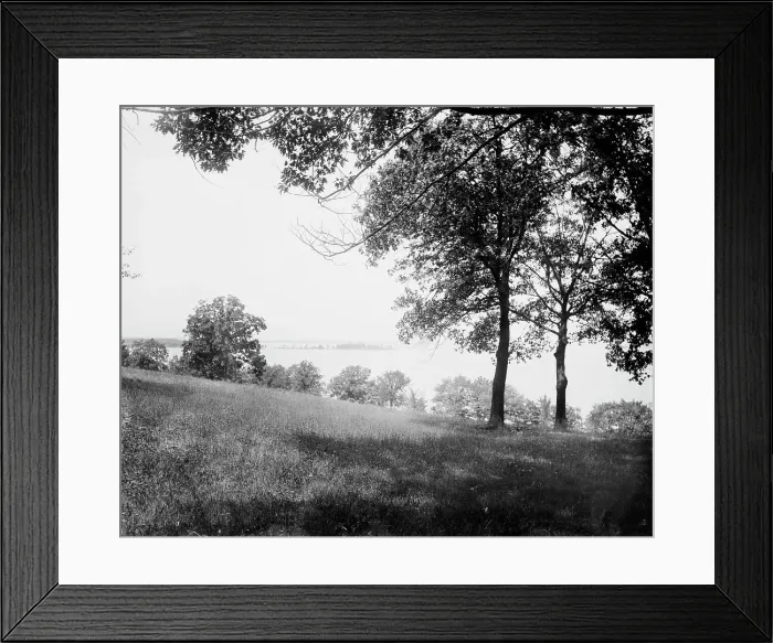Framed Print : Madison, Wis. Lake Mendota, c1898. Creator: Unknown Framed Print : Madison, Wis. Lake Mendota, c1898. Creator: Unknown