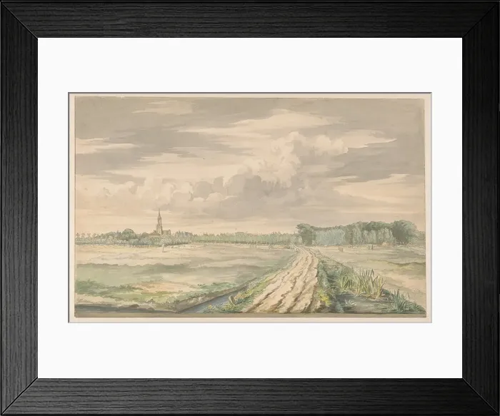 Framed Print : View of Loenen, c.1770-c.1780. Creator: Gerrit Zegelaar Framed Print : View of Loenen, c.1770-c.1780. Creator: Gerrit Zegelaar