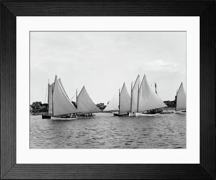 Framed Print : Beverly Regatta, June 28, 1890, 1890 June 28. Creator: Unknown Framed Print : Beverly Regatta, June 28, 1890, 1890 June 28. Creator: Unknown