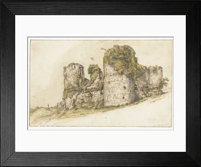Framed Print : View of the Château de César in Vau, 1633-1687. Creator: Gillis Neyts Framed Print : View of the Château de César in Vau, 1633-1687. Creator: Gillis Neyts