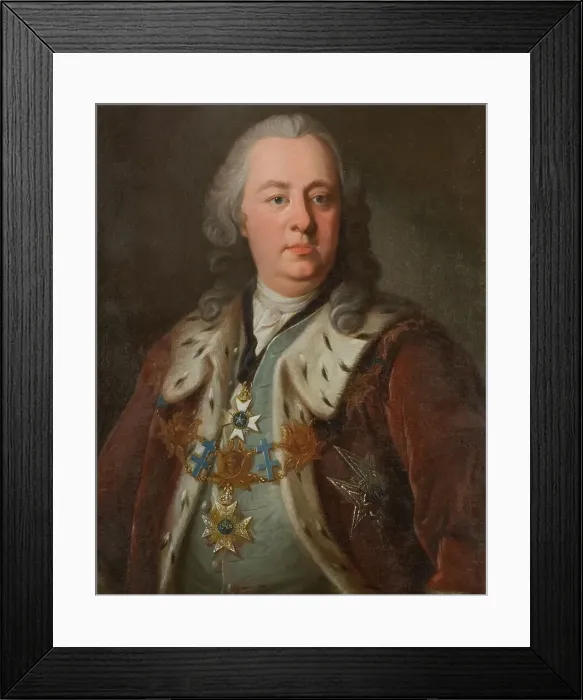 Framed Print : Carl Didrik Ehrenpreus, 1692-1760, count, 1754. Creator: Per Fjellström Framed Print : Carl Didrik Ehrenpreus, 1692-1760, count, 1754. Creator: Per Fjellström