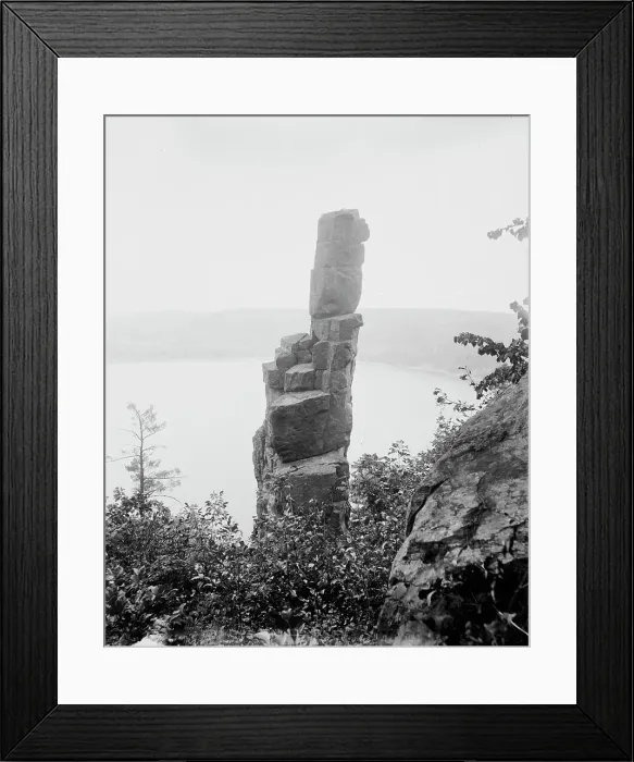 Framed Print : Devil's Lake, Wis. c1898. Creator: Unknown Framed Print : Devil's Lake, Wis. c1898. Creator: Unknown