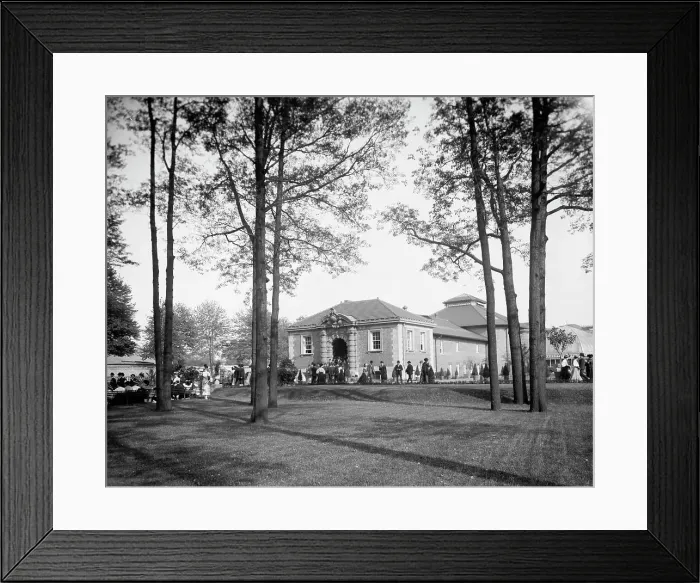 Framed Print : Aquarium, Belle Isle Park, Detroit, Mich. between 1900 and 1910. Creator: Unknown Framed Print : Aquarium, Belle Isle Park, Detroit, Mich. between 1900 and 1910. Creator: Unknown