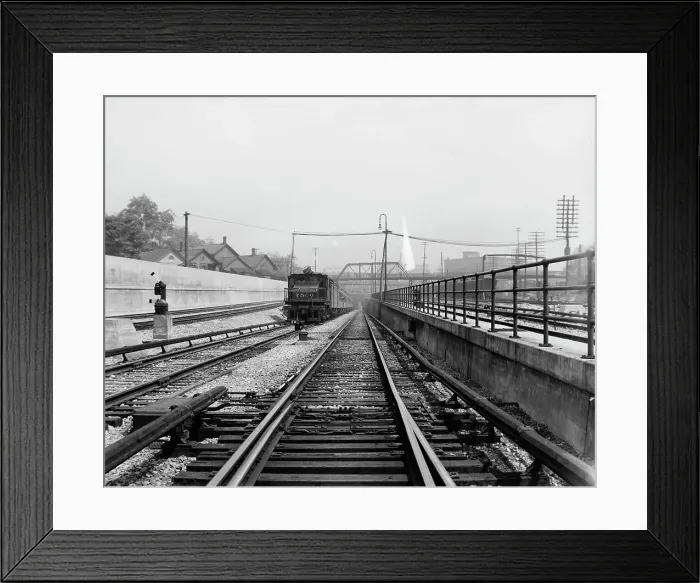 Framed Print : Detroit River tunnel, Detroit, Mich. ca 1910. Creator: Unknown Framed Print : Detroit River tunnel, Detroit, Mich. ca 1910. Creator: Unknown
