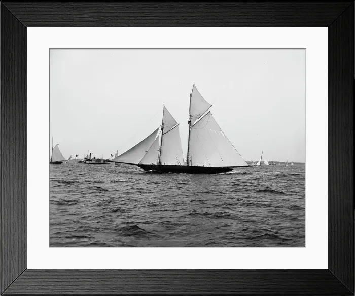 Framed Print : The Volunteer, Goelet Cup Race, August 7, 1891, 1891 Aug 7. Creator: Unknown Framed Print : The Volunteer, Goelet Cup Race, August 7, 1891, 1891 Aug 7. Creator: Unknown