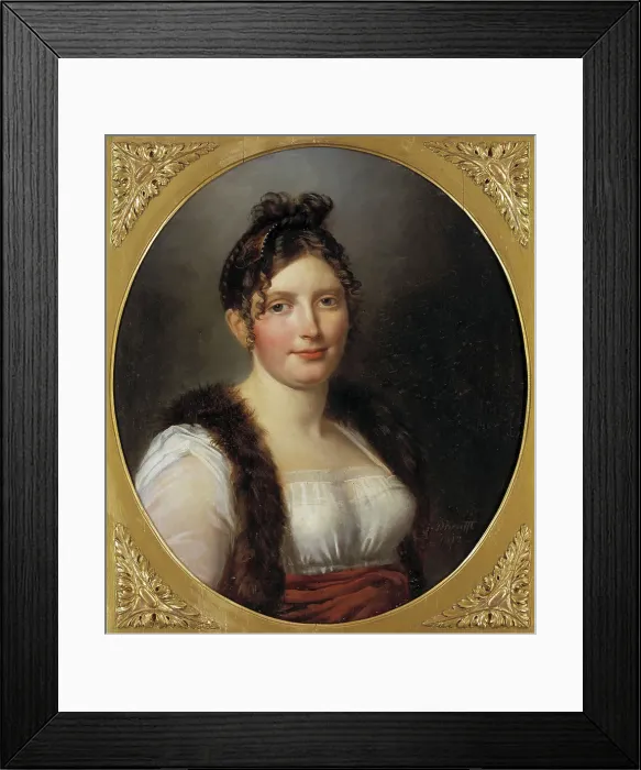 Framed Print : Catharina Charlotta Bågh (1777-1816), married to Baron Pehr Erik Skjöldebrand, 1812. Creator: Per Krafft the Younger Framed Print : Catharina Charlotta Bågh (1777-1816), married to Baron Pehr Erik Skjöldebrand, 1812. Creator: Per Krafft the Younger