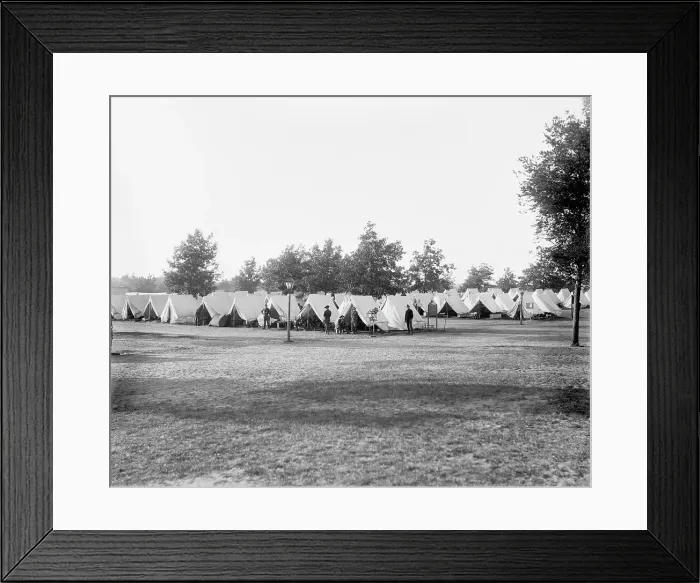 Framed Print : Camp Douglass, [sic] Wis. c1898. Creator: Unknown