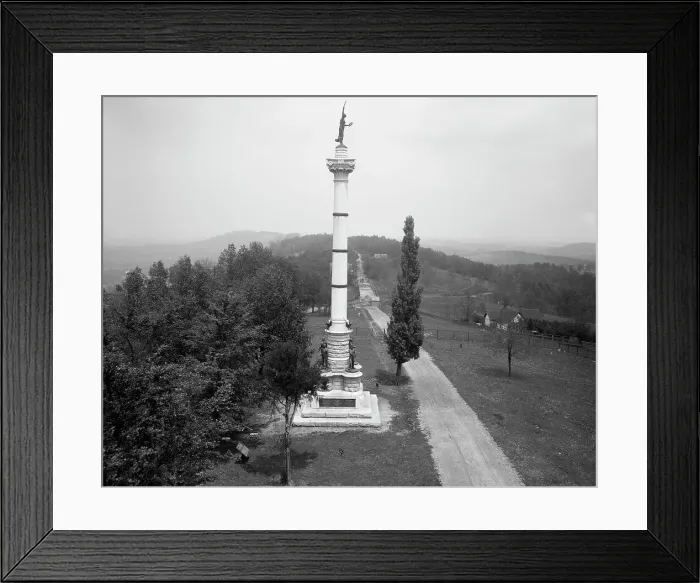 Framed Print : Illinois Monument, Missionary Ridge, Tenn. c1907. Creator: Unknown Framed Print : Illinois Monument, Missionary Ridge, Tenn. c1907. Creator: Unknown