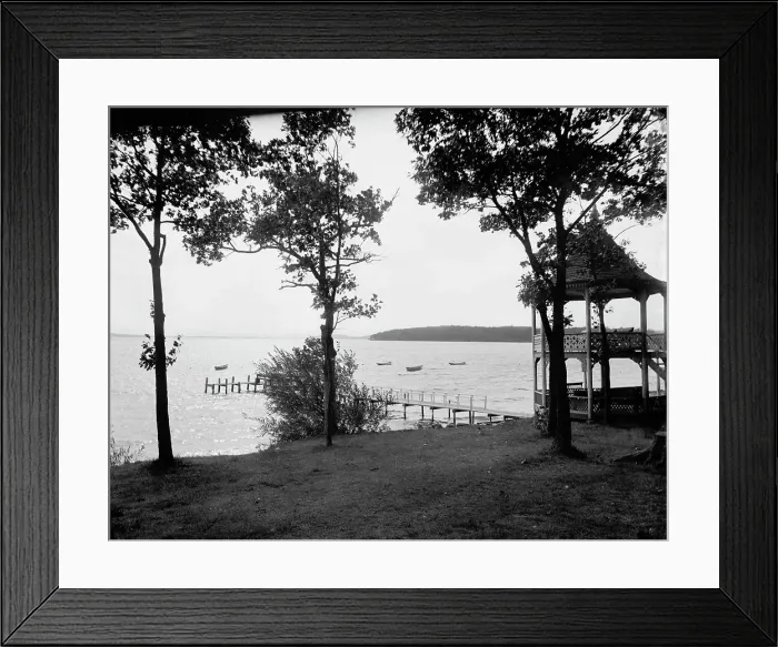 Framed Print : Green Lake, [Wisconsin], c1898. Creator: Unknown