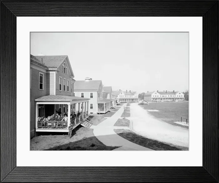 Framed Print : The Barracks, Fort Oglethorpe, Chicamauga [i.e. Chickamauga-Chattanooga National... c1900-1910. Creator: Unknown Framed Print : The Barracks, Fort Oglethorpe, Chicamauga [i.e. Chickamauga-Chattanooga National... c1900-1910. Creator: Unknown