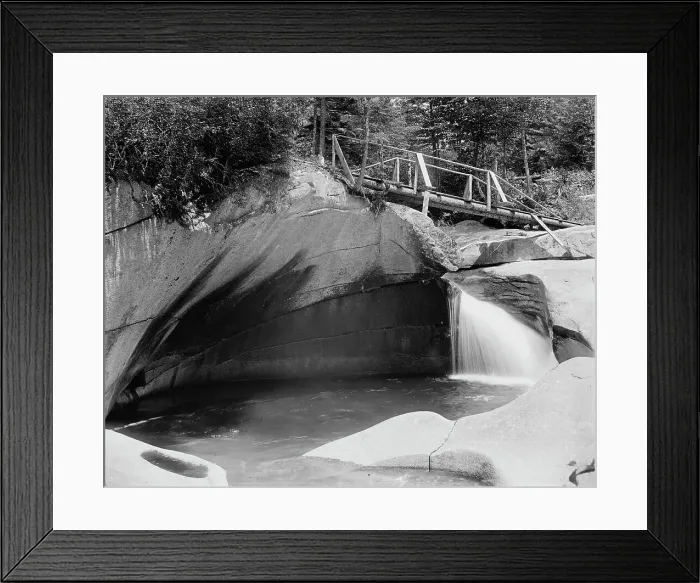 Framed Print : The Basin, Franconia Notch, White Mountains, between 1900 and 1906. Creator: Unknown