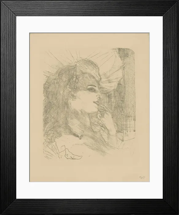 Framed Print : Anna Held (1873-1918), c. 1898. Creator: Toulouse-Lautrec, Henri, de (1864-1901) Framed Print : Anna Held (1873-1918), c. 1898. Creator: Toulouse-Lautrec, Henri, de (1864-1901)