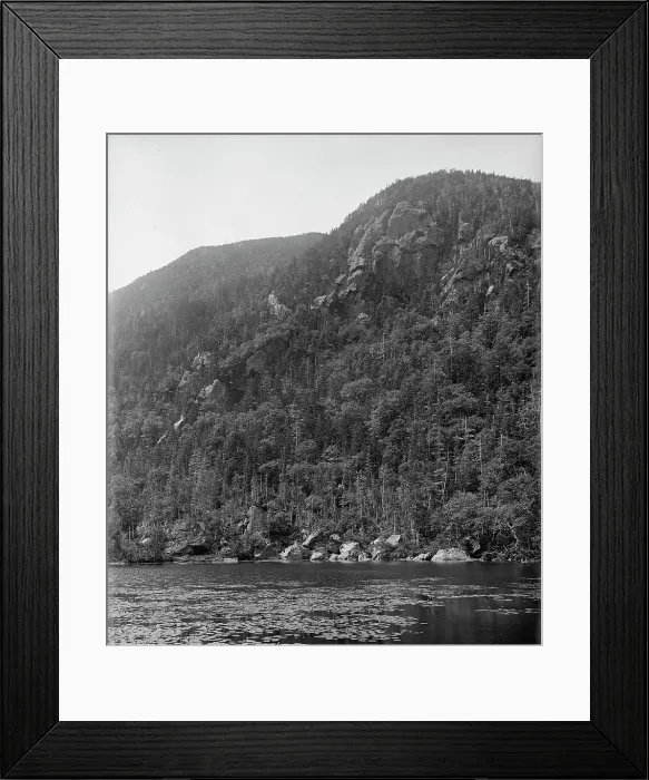 Framed Print : Carter Notch, looking west, White Mountains, between 1900 and 1906. Creator: Unknown Framed Print : Carter Notch, looking west, White Mountains, between 1900 and 1906. Creator: Unknown