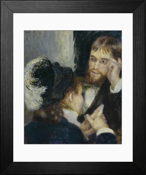 Framed Print : Conversation, 1878. Creator: Pierre-Auguste Renoir Framed Print : Conversation, 1878. Creator: Pierre-Auguste Renoir