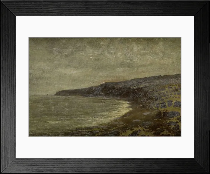 Framed Print : The Lonesome Bay, 1886. Creator: Arthur Hawksley Framed Print : The Lonesome Bay, 1886. Creator: Arthur Hawksley