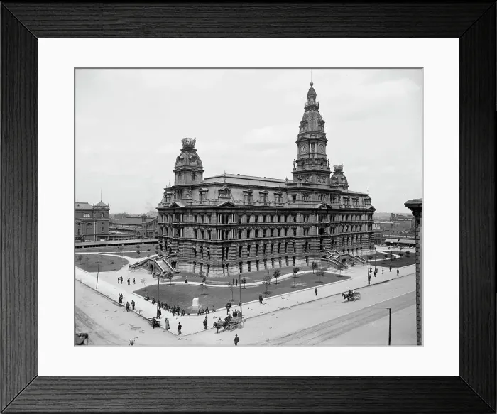 Framed Print : Marion County Court House, Indianapolis, Ind. c1907. Creator: Unknown Framed Print : Marion County Court House, Indianapolis, Ind. c1907. Creator: Unknown