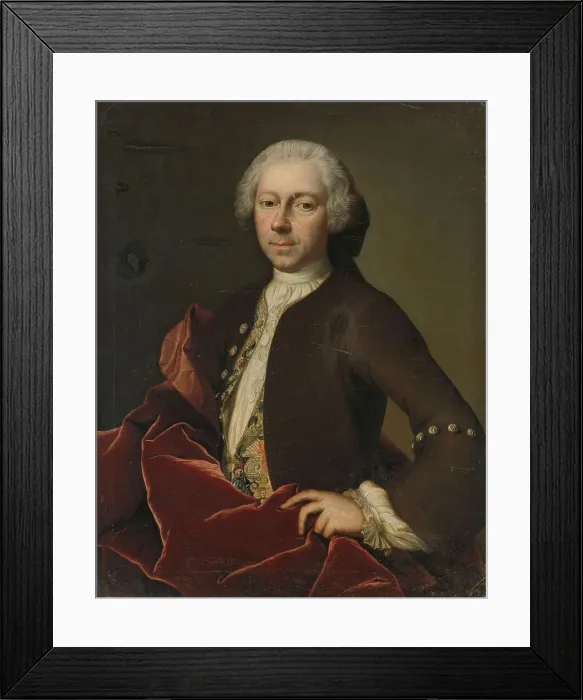 Framed Print : Portrait of Pieter Parker, Alderman, Burgomaster and Councilor of Goes, 1742. Creator: B. Monmorency Framed Print : Portrait of Pieter Parker, Alderman, Burgomaster and Councilor of Goes, 1742. Creator: B. Monmorency