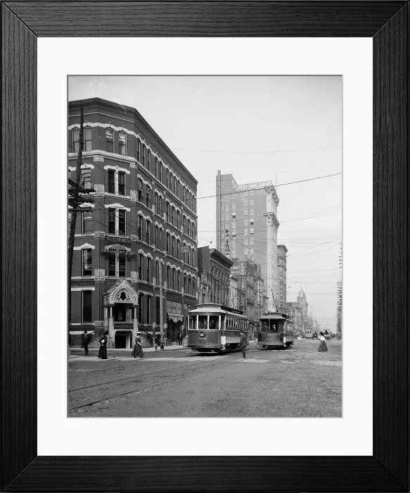 Framed Print : Market Street, Louisville, Ky. between 1900 and 1910. Creator: Unknown Framed Print : Market Street, Louisville, Ky. between 1900 and 1910. Creator: Unknown