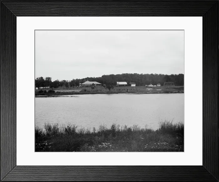Framed Print : Laurelwood Park, Batavia, Ill. between 1880 and 1899. Creator: Unknown Framed Print : Laurelwood Park, Batavia, Ill. between 1880 and 1899. Creator: Unknown
