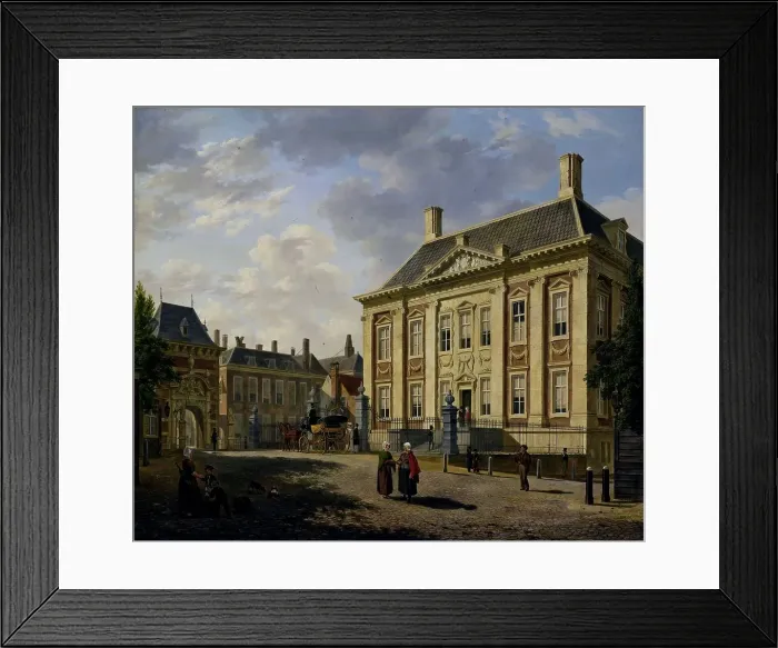 Framed Print : The Mauritshuis in The Hague, 1825. Creator: Bartholomeus Johannes van Hove Framed Print : The Mauritshuis in The Hague, 1825. Creator: Bartholomeus Johannes van Hove