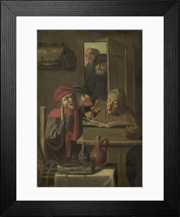 Framed Print : Musical Company, 1620-1750. Creator: Unknown