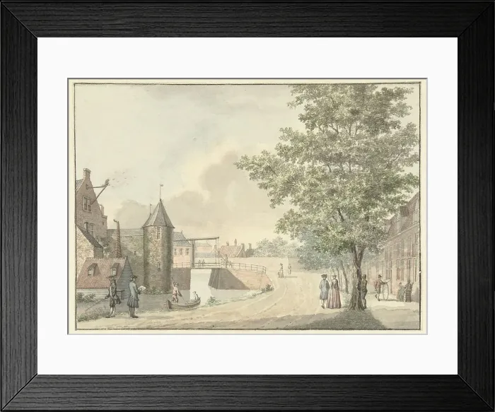 Framed Print : De Waardpoort in Utrecht, 1757-1822. Creator: Hermanus Petrus Schouten Framed Print : De Waardpoort in Utrecht, 1757-1822. Creator: Hermanus Petrus Schouten