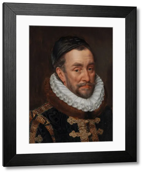 Framed Print : Portrait of William I, Prince of Orange, c.1579. Creator: Adriaen Thomasz Key Framed Print : Portrait of William I, Prince of Orange, c.1579. Creator: Adriaen Thomasz Key