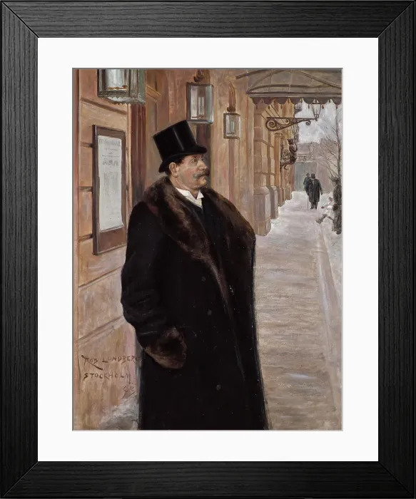 Framed Print : Gustav Fredrikson, 1832-1921, 1893. Creator: Karl Robert Lundberg Framed Print : Gustav Fredrikson, 1832-1921, 1893. Creator: Karl Robert Lundberg