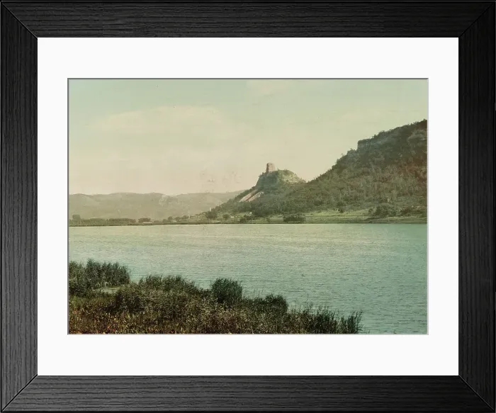 Framed Print : Minnesota, Sugar Loaf near Winona, c1898. Creator: Unknown Framed Print : Minnesota, Sugar Loaf near Winona, c1898. Creator: Unknown