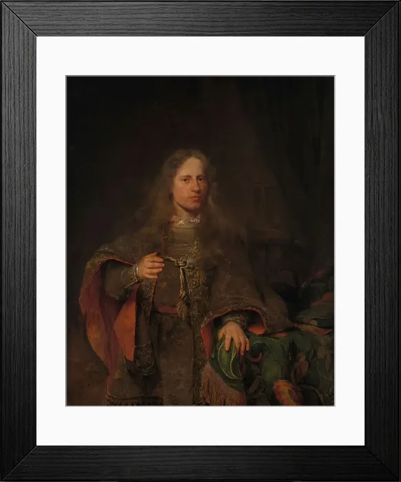 Framed Print : Portrait of Ernest de Beveren, Lord of West-IJsselmonde and De Lindt, 1685. Creator: Aert de Gelder Framed Print : Portrait of Ernest de Beveren, Lord of West-IJsselmonde and De Lindt, 1685. Creator: Aert de Gelder