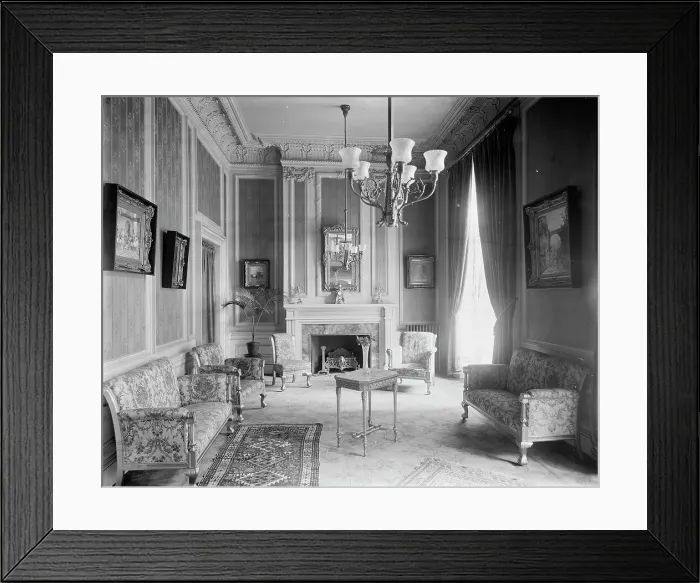 Framed Print : Parlor, Hotel Latham, New York, N.Y. between 1905 and 1915. Creator: Unknown Framed Print : Parlor, Hotel Latham, New York, N.Y. between 1905 and 1915. Creator: Unknown
