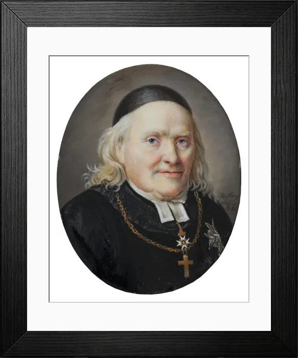 Framed Print : Erik Waller, late 18th-early 19th century. Creator: Salomon Hofling Framed Print : Erik Waller, late 18th-early 19th century. Creator: Salomon Hofling