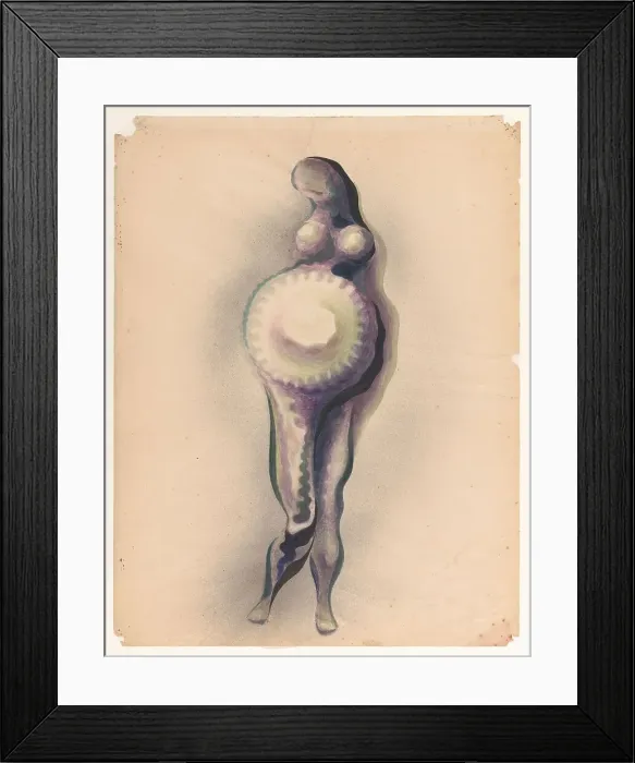 Framed Print : Pregnant woman, c.1920. Creator: Jacob Bendien Framed Print : Pregnant woman, c.1920. Creator: Jacob Bendien