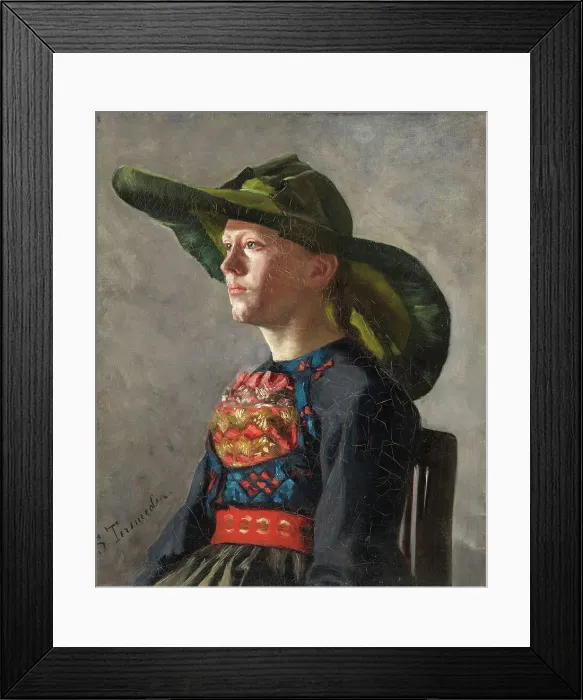 Framed Print : Bavarian Peasant Girl. Creator: Minna Tersmeden Framed Print : Bavarian Peasant Girl. Creator: Minna Tersmeden